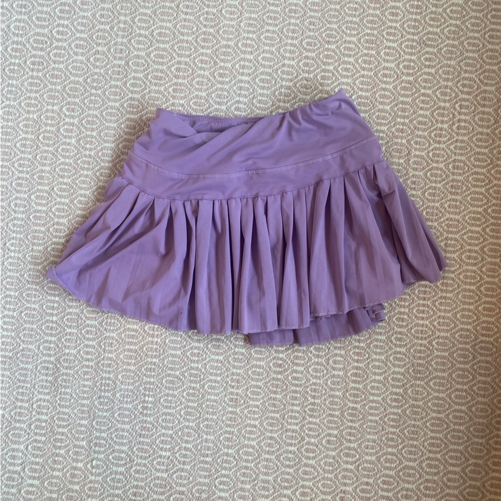 Purple Goldhinge Tennis Skirt